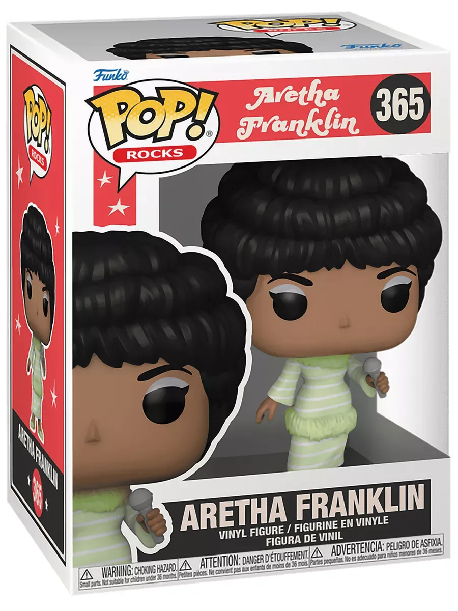 Фигурка Funko POP! Rocks Aretha Franklin (Green Dress)