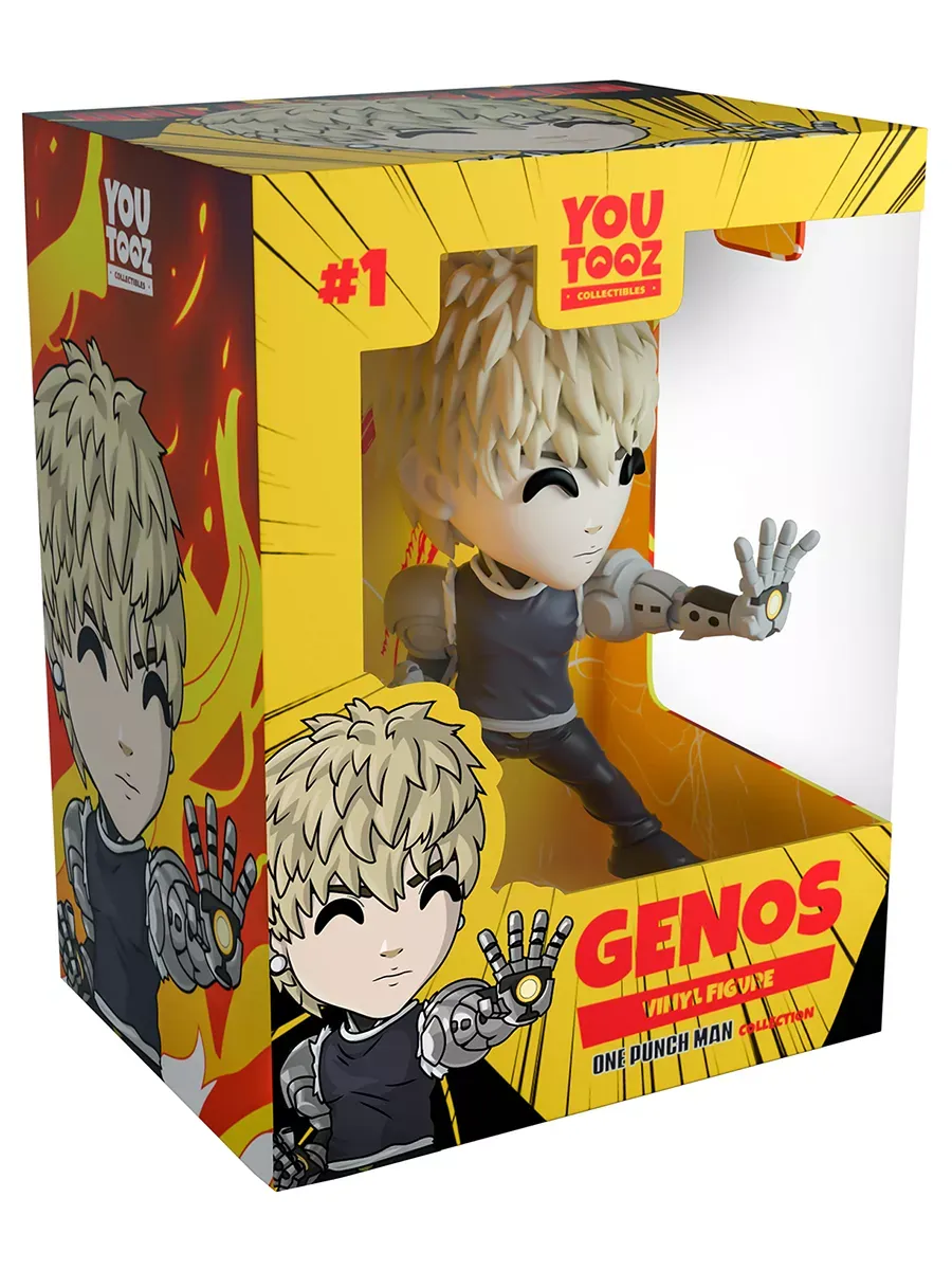 Фигурка One Punch Man Genos Ванпанчмен Генос #1 11 см