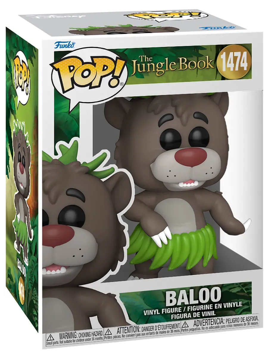 Фигурка Funko POP! Дисней Книга джунглей S2 Baloo (1474)
