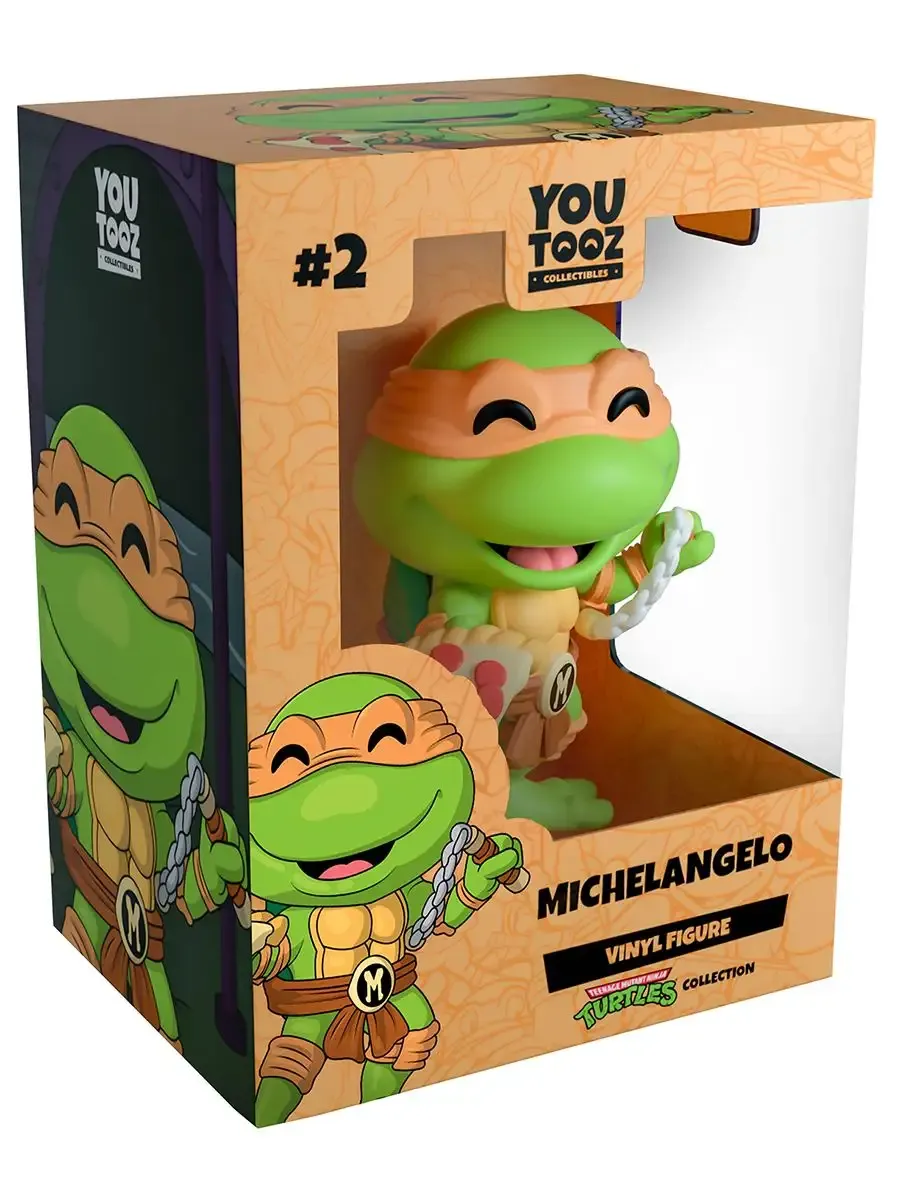 Фигурка TMNT Michelangelo Черепашки ниндзя Микеланджело 11см Фигурка TMNT Michelangelo Черепашки ниндзя Микеланджело 11см