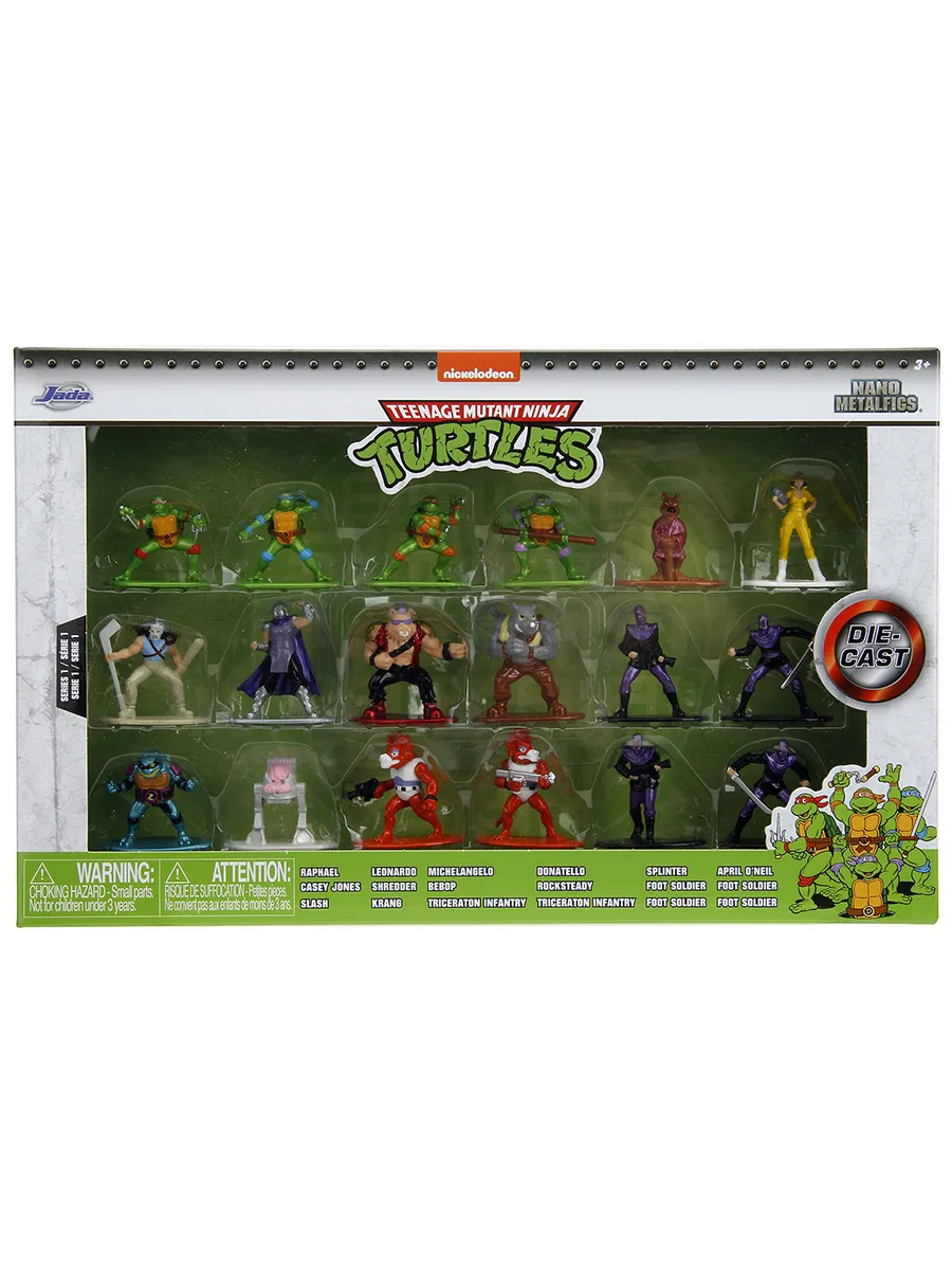 Набор фигурок Nano TMNT 18 pack 34460