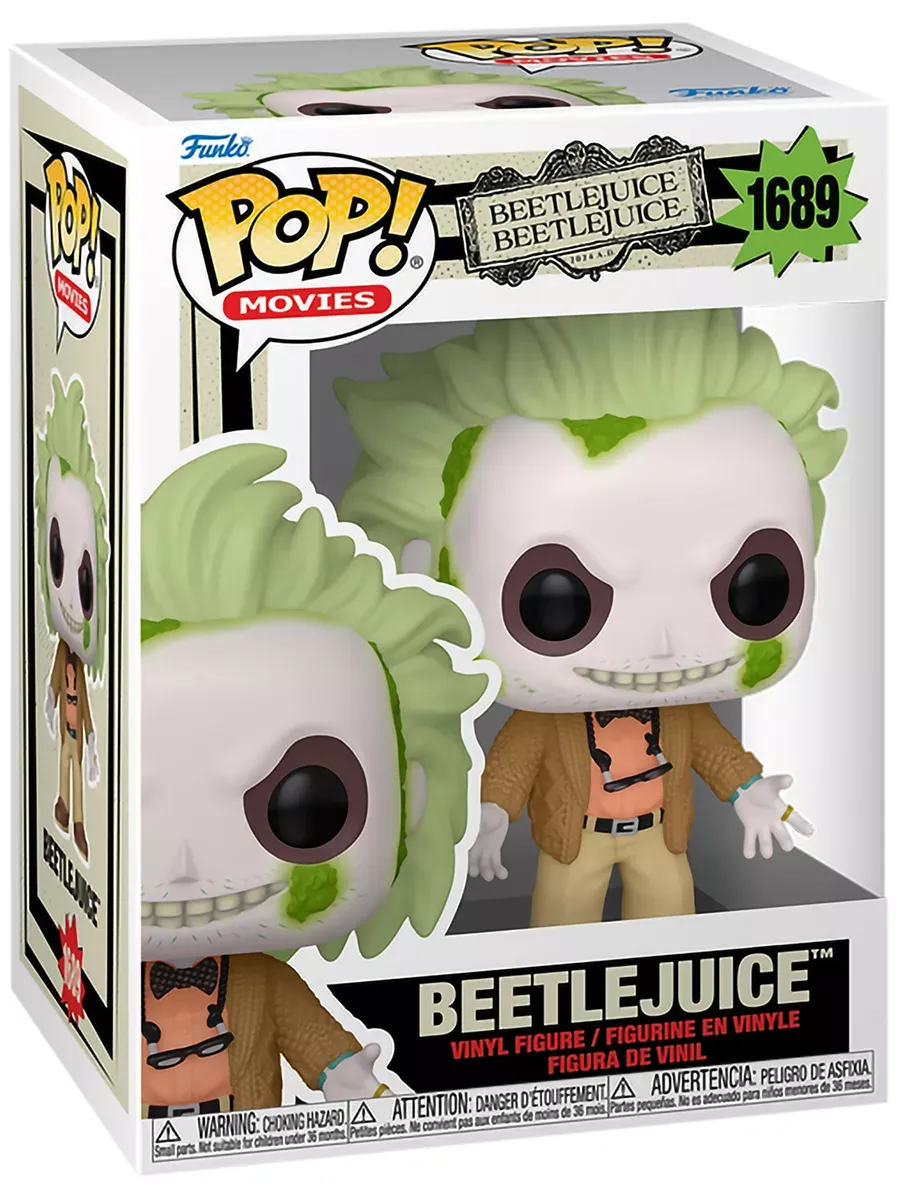 Фигурка Funko POP! Movies Beetlejuice 2 Beetlejuice Фигурка Funko POP! Movies Beetlejuice 2 Beetlejuice