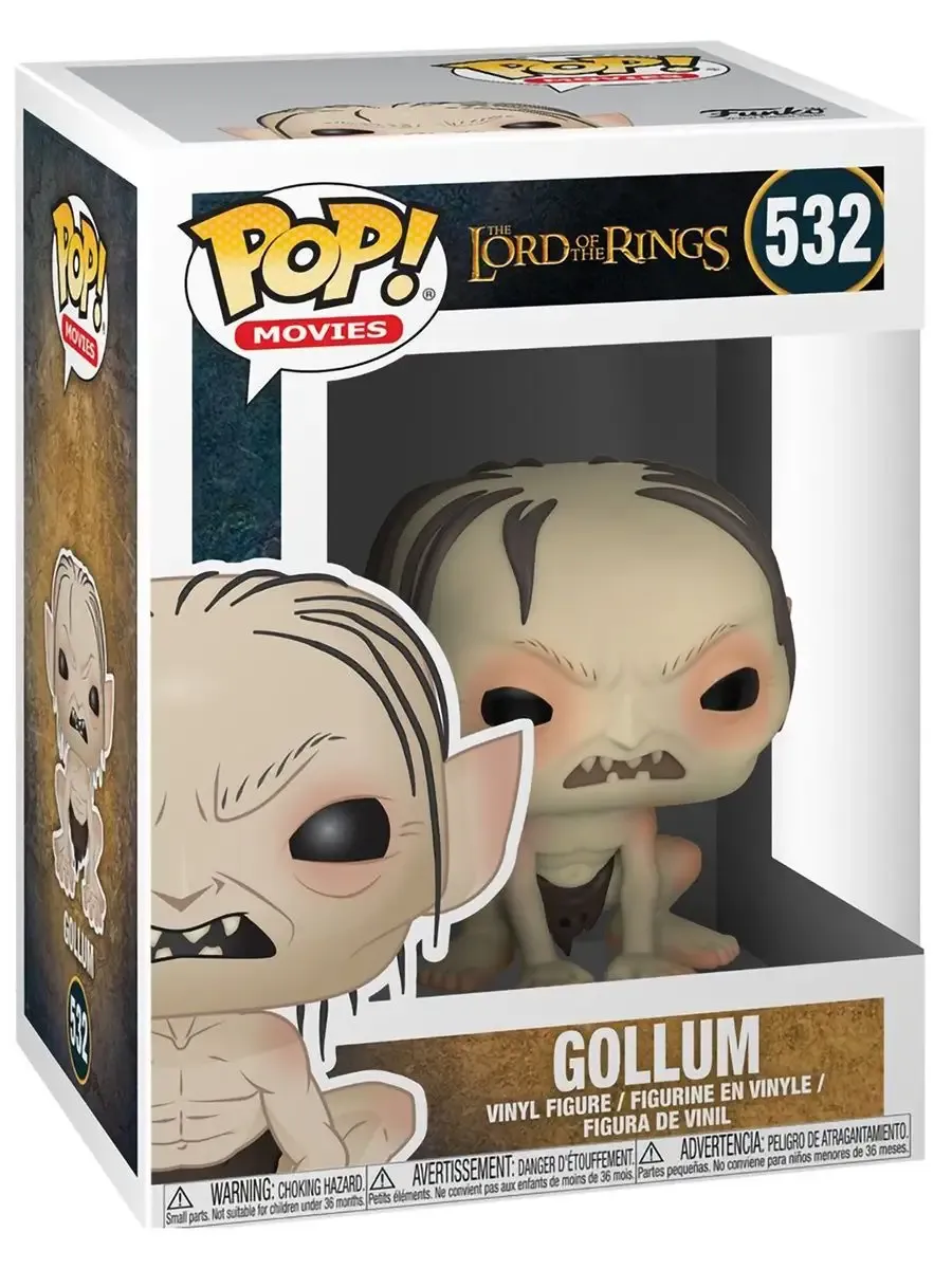 Фигурка Funko POP! LOTR/Hobbit S3 Gollum (532) 13559