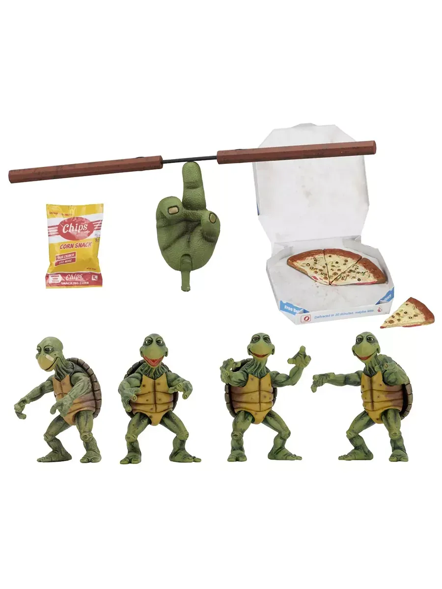Набор фигурок 4шт Черепашки ниндзя Baby Turtles 10см