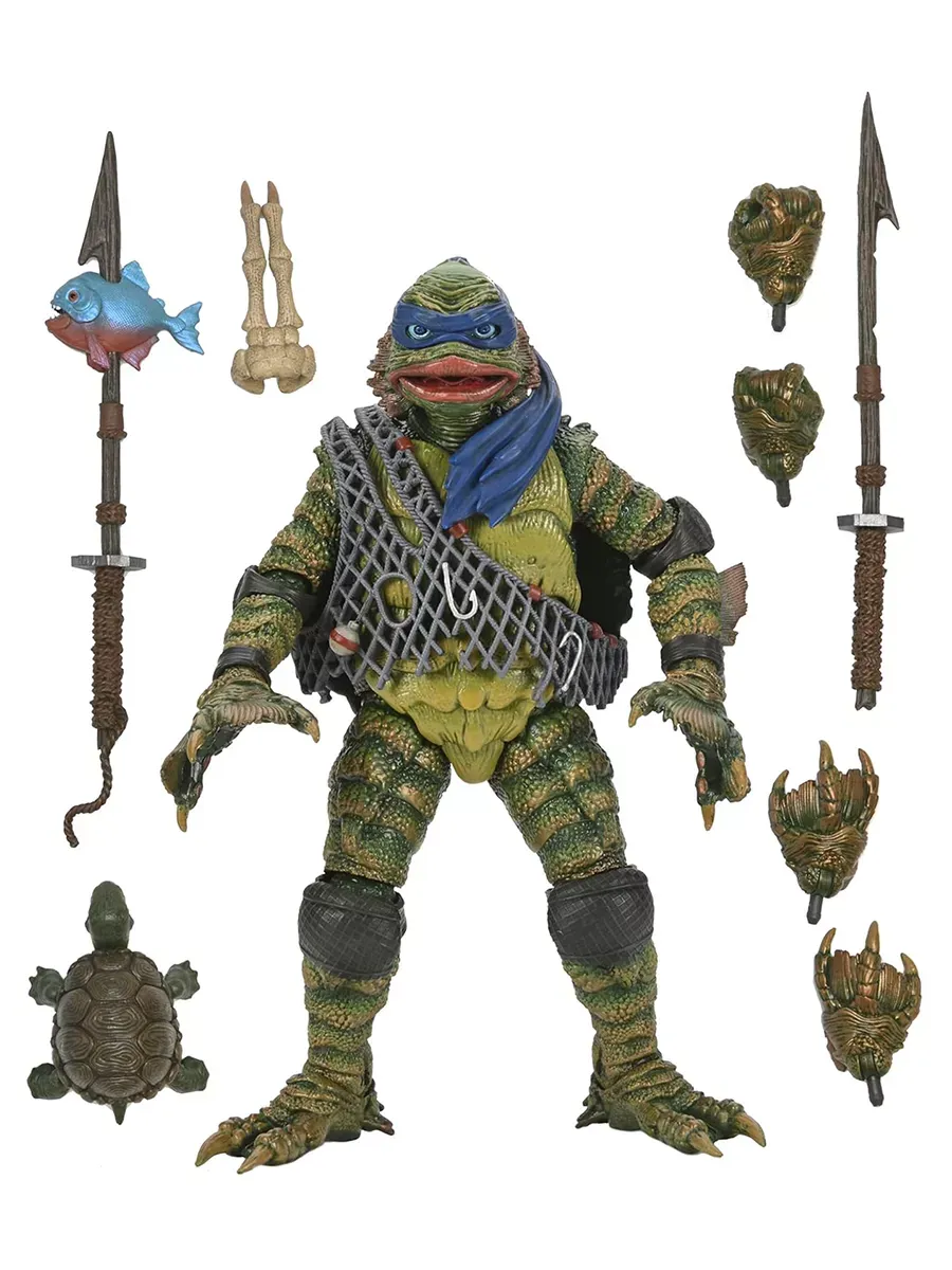 Фигурка Universal Monsters X Ninja Turtles Leonardo 18см