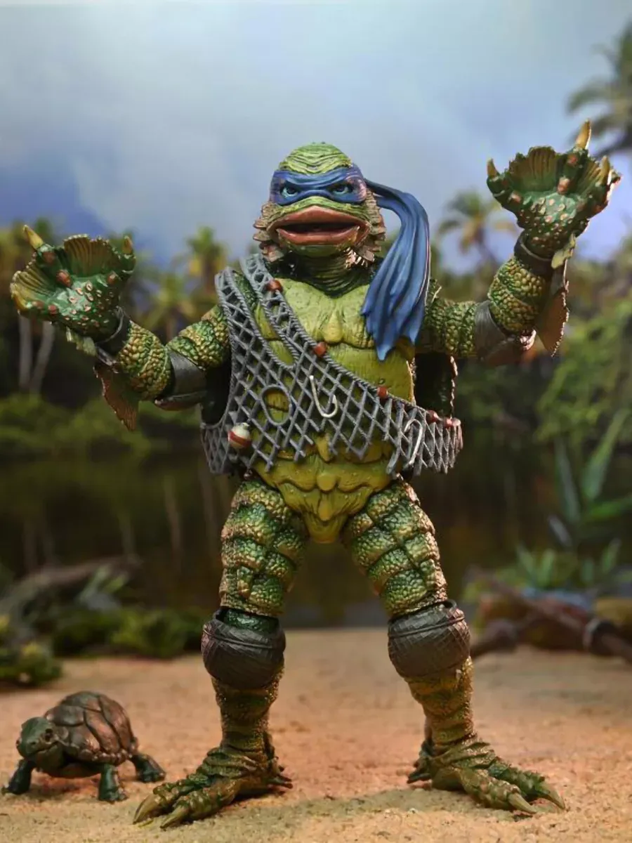 Фигурка Universal Monsters X Ninja Turtles Leonardo 18см