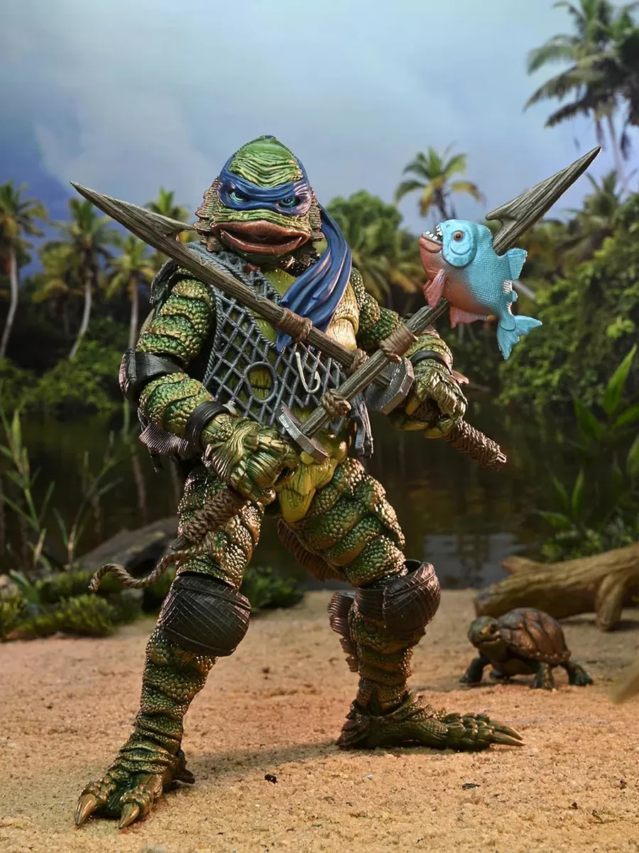 Фигурка Universal Monsters X Ninja Turtles Leonardo 18см