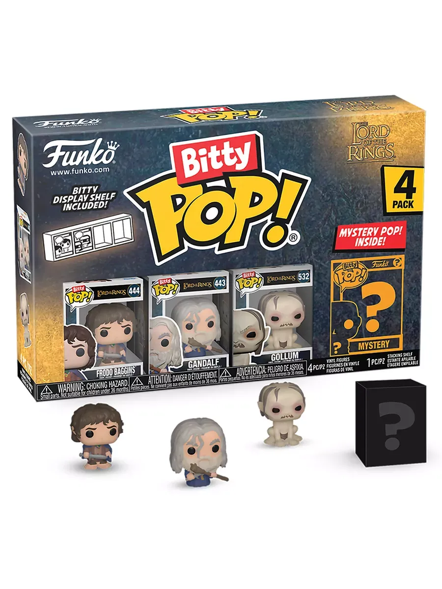 Фигурка Funko Bitty Властелин колец Фродо Гэндальф Голлум +?