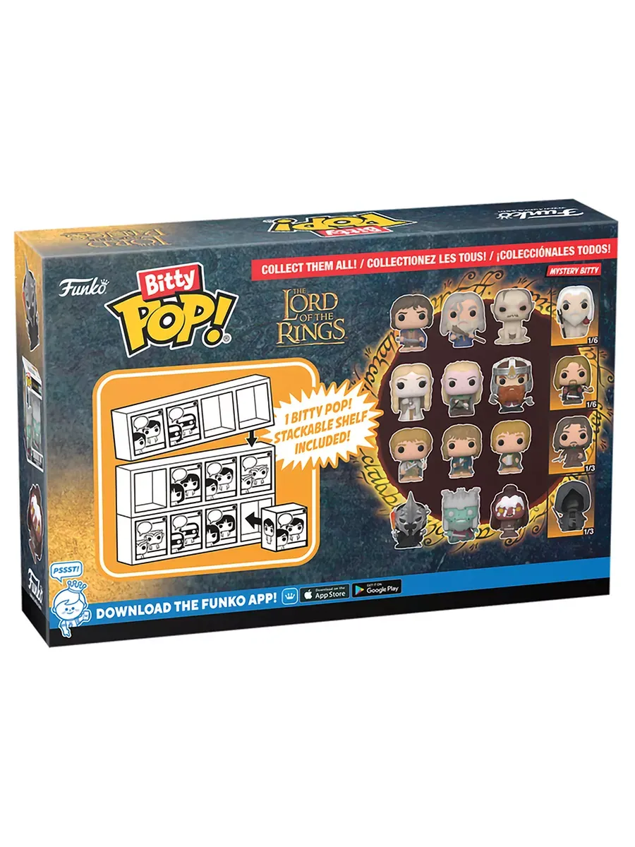 Фигурка Funko Bitty Властелин колец Фродо Гэндальф Голлум +?