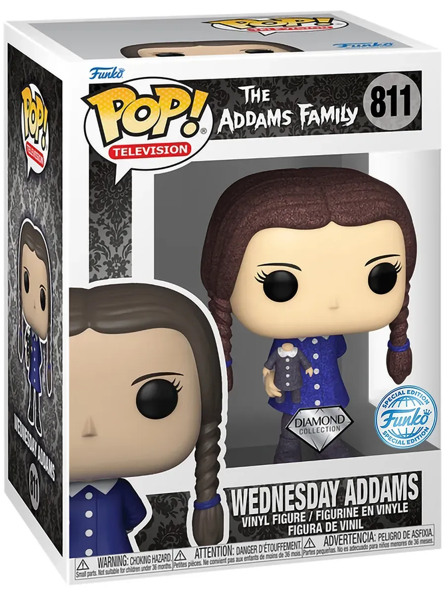 Фигурка Funko POP! TV Семейка Аддамс Уэнсдей DGLT BK 82389