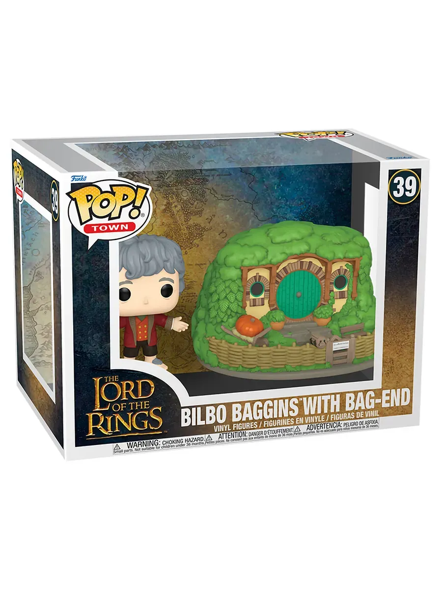Фигурка Funko POP! Town LOTR Bilbo Baggins with Bag-End