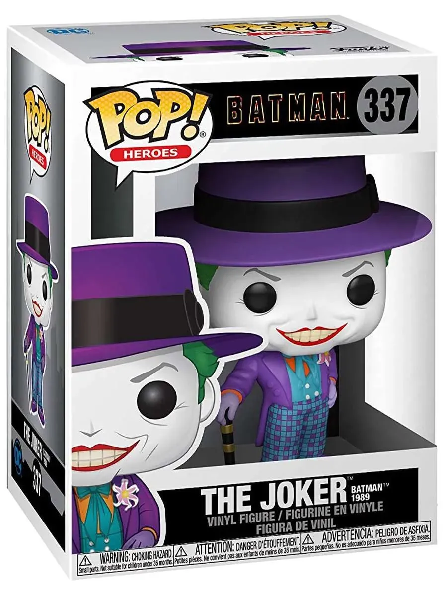 Фигурка Funko POP! DC Бэтмен 1989 Джокер в шляпе