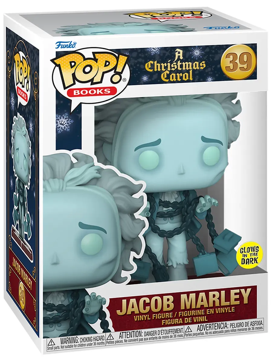 Фигурка Funko POP! Books Christmas Carol Джейкоб Марли (GW)