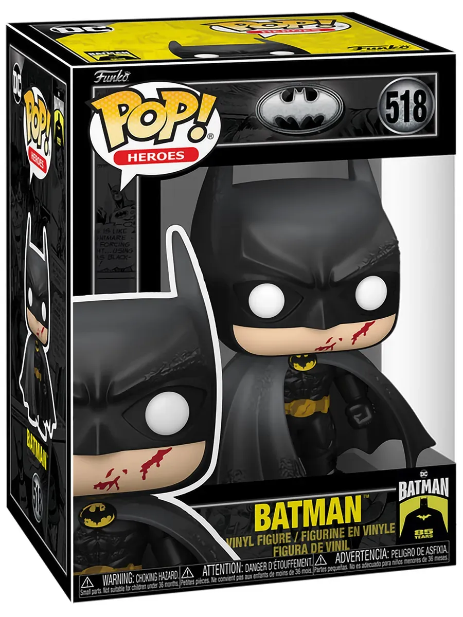 Фигурка Funko POP! Heroes Batman 85th Batman Bloody 518 Фигурка Funko POP! Heroes Batman 85th Batman Bloody 518