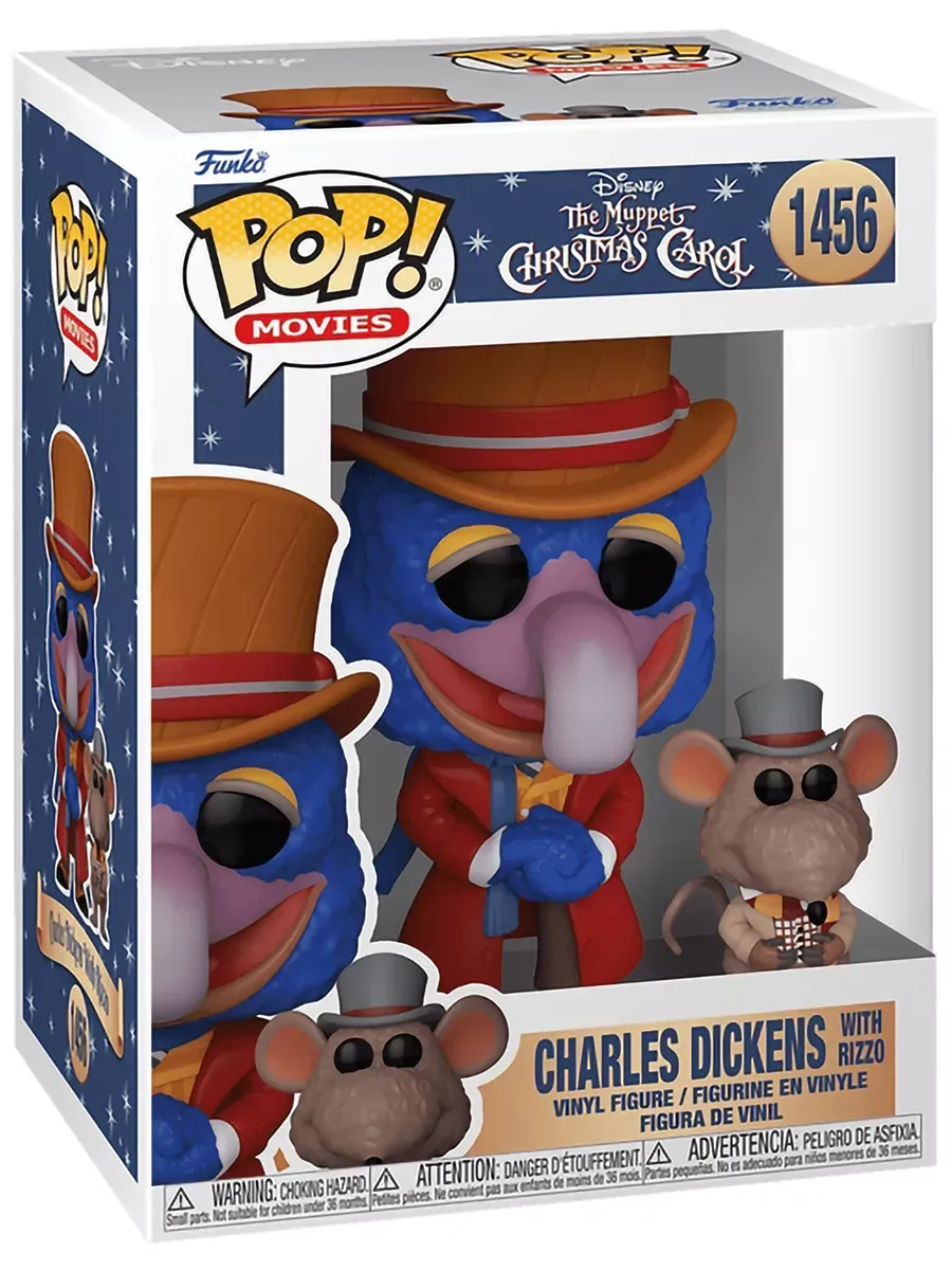 Фигурка Funko POP! Дисней Muppets Charles Dickens w/Rizzo Фигурка Funko POP! Дисней Muppets Charles Dickens w/Rizzo