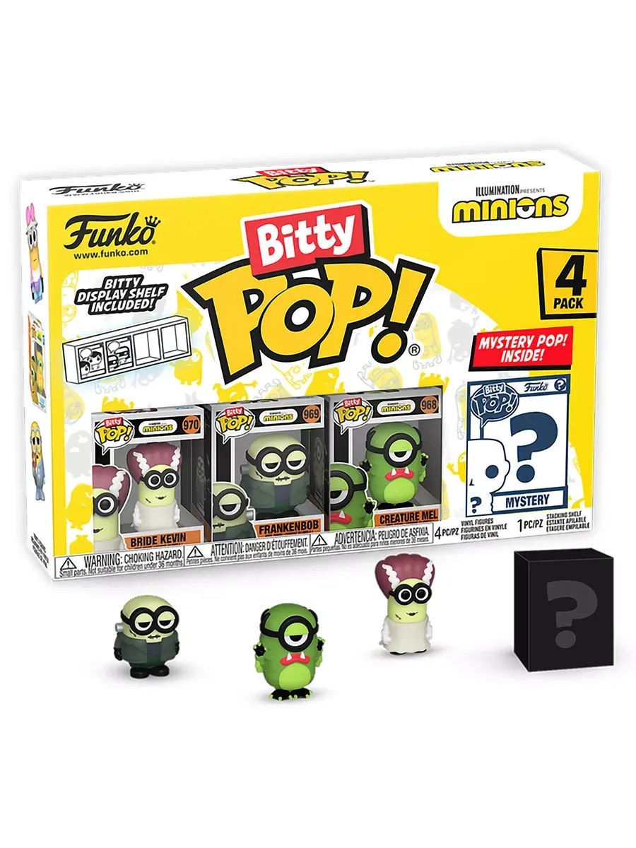 Фигурка Funko Bitty POP Миньоны Кевин + ФрекенБоб Мел +?