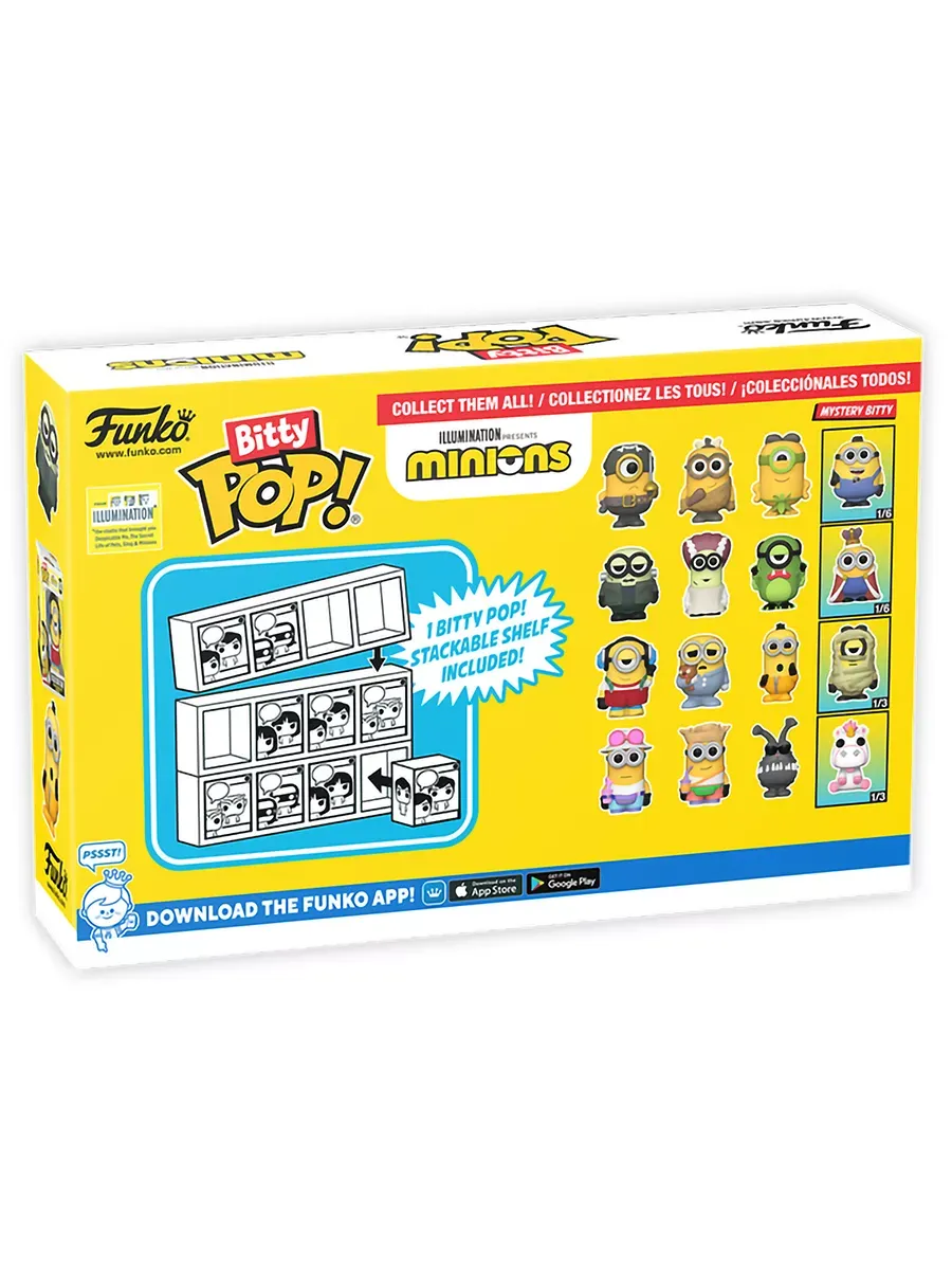 Фигурка Funko Bitty POP Миньоны Кевин + ФрекенБоб Мел +?