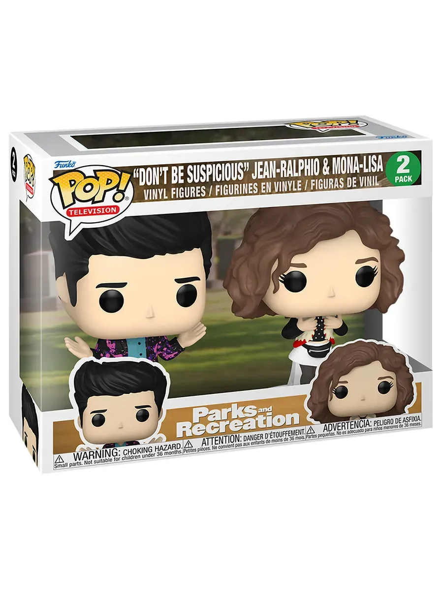 Фигурка Funko Парки и зоны отдыха JeanRalphio/MonaLisa 2PK