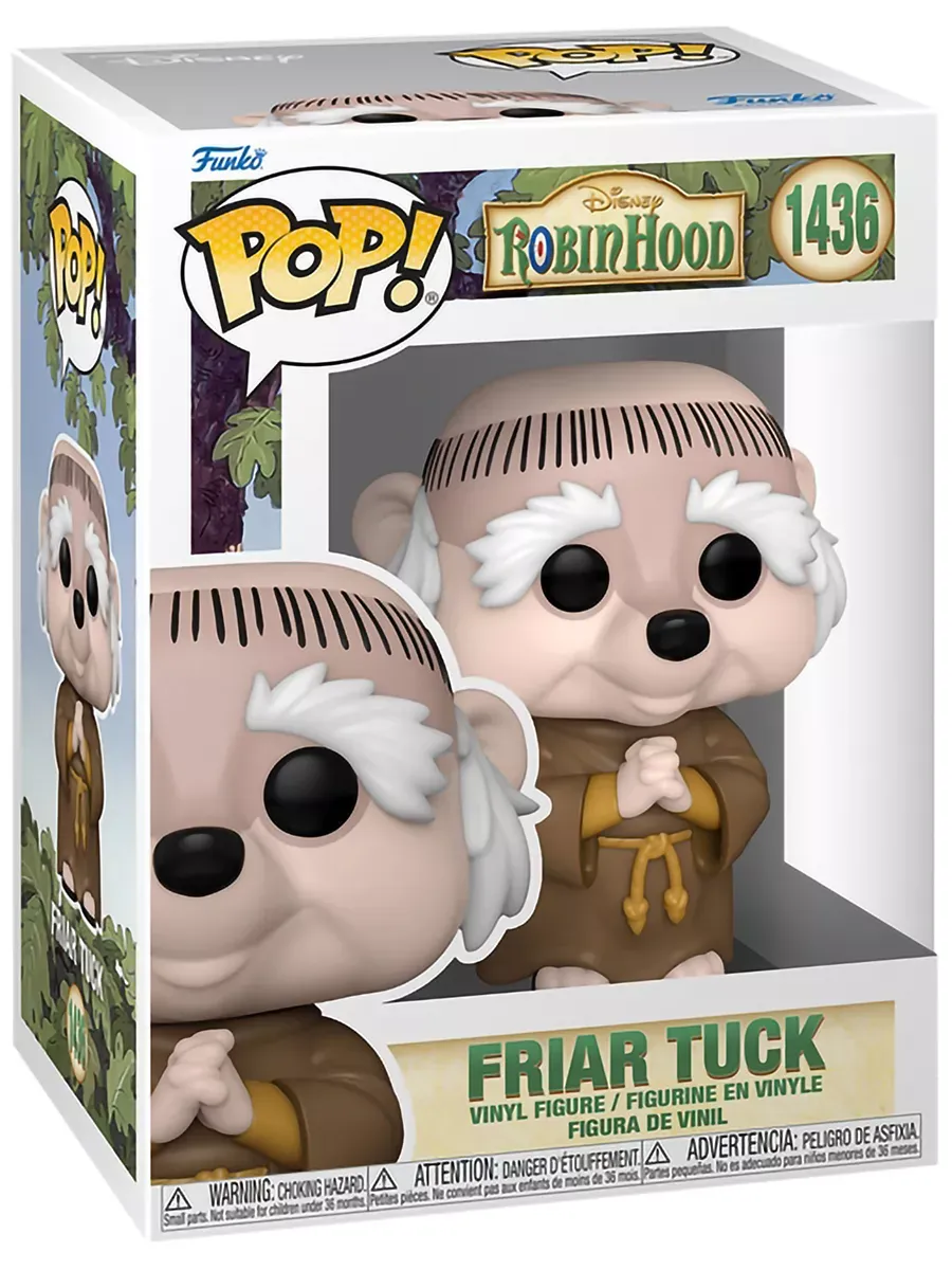 Фигурка Funko POP! Дисней Robin Hood Friar Tuck (1436) 75910