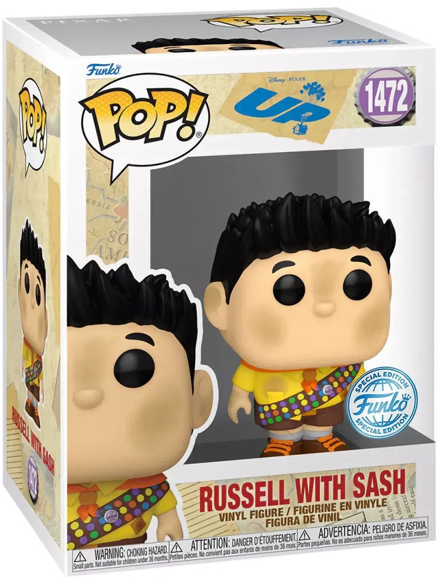 Фигурка Funko POP! Дисней UP Russel with Sash (Exc) (1472) Фигурка Funko POP! Дисней UP Russel with Sash (Exc) (1472)