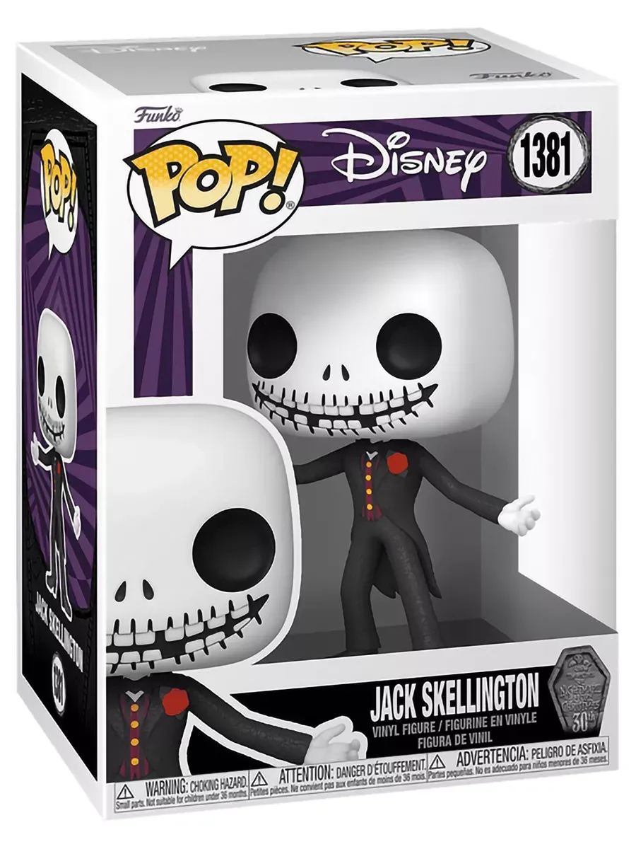 Фигурка Funko POP! Дисней TNBC 30th Formal Джек Скеллингтон Фигурка Funko POP! Дисней TNBC 30th Formal Джек Скеллингтон