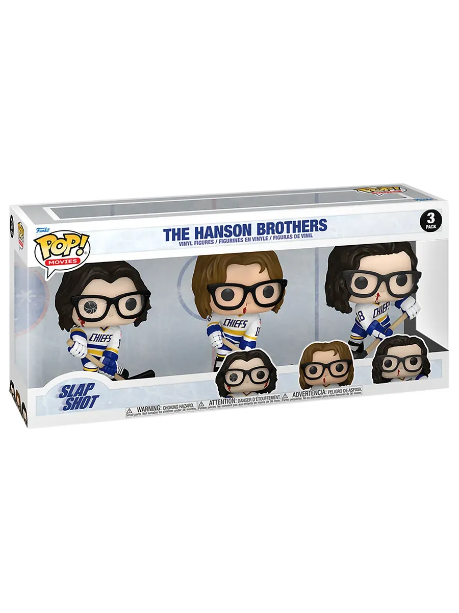 Фигурка Funko Slap Shot Братья Хэнсоны Стив/Джек/Джефф 3PK