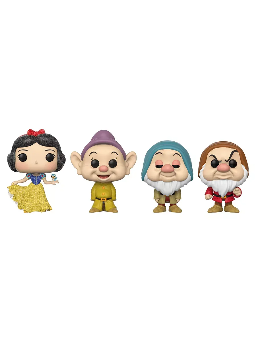 Фигурка Funko Дисней Белоснежка DGLT/Dopey/Sleepy/Grumpy 4PK