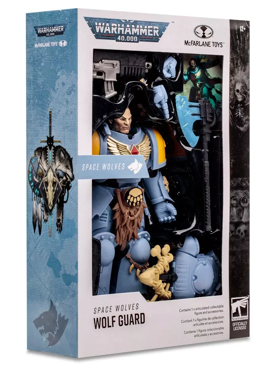 Фигурка Вархаммер 40k Space Wolves Wolf Guard 18см