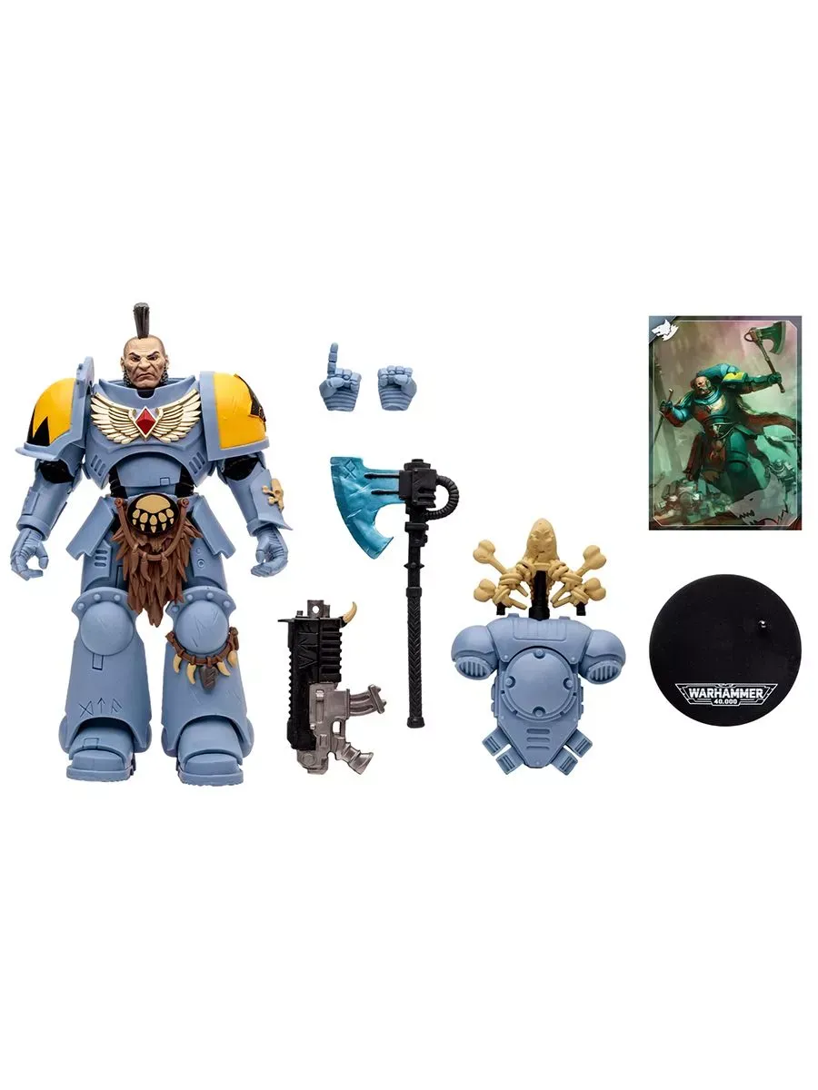 Фигурка Вархаммер 40k Space Wolves Wolf Guard 18см