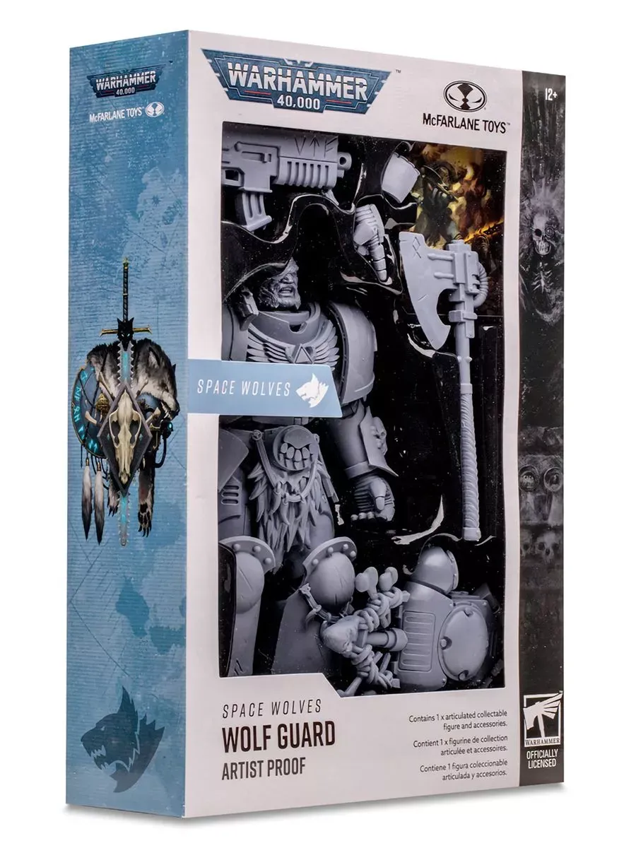 Фигурка Вархаммер 40k Space Wolves Wolf Guard 18см