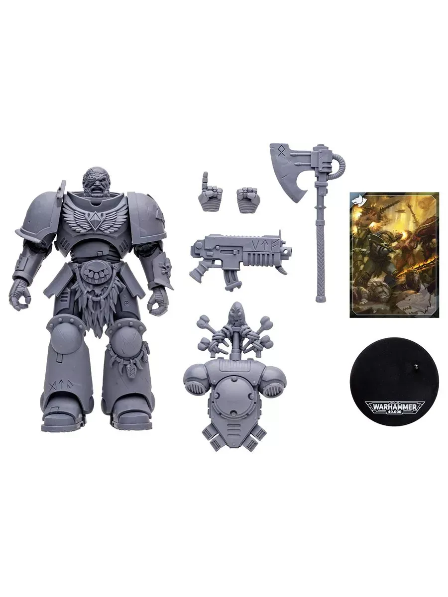 Фигурка Вархаммер 40k Space Wolves Wolf Guard 18см