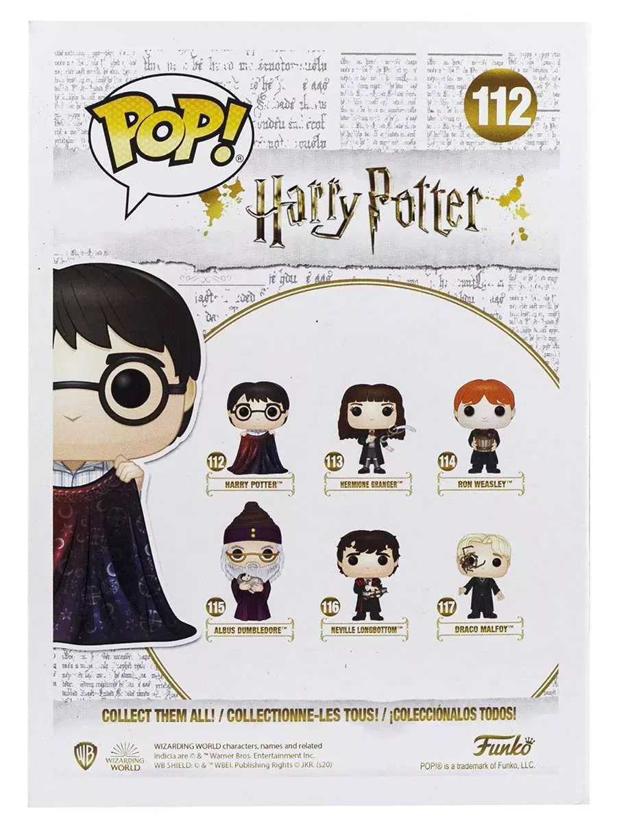 Фигурка Funko POP Гарри Поттер в мантии невидимке декор Фигурка Funko POP Гарри Поттер в мантии невидимке декор
