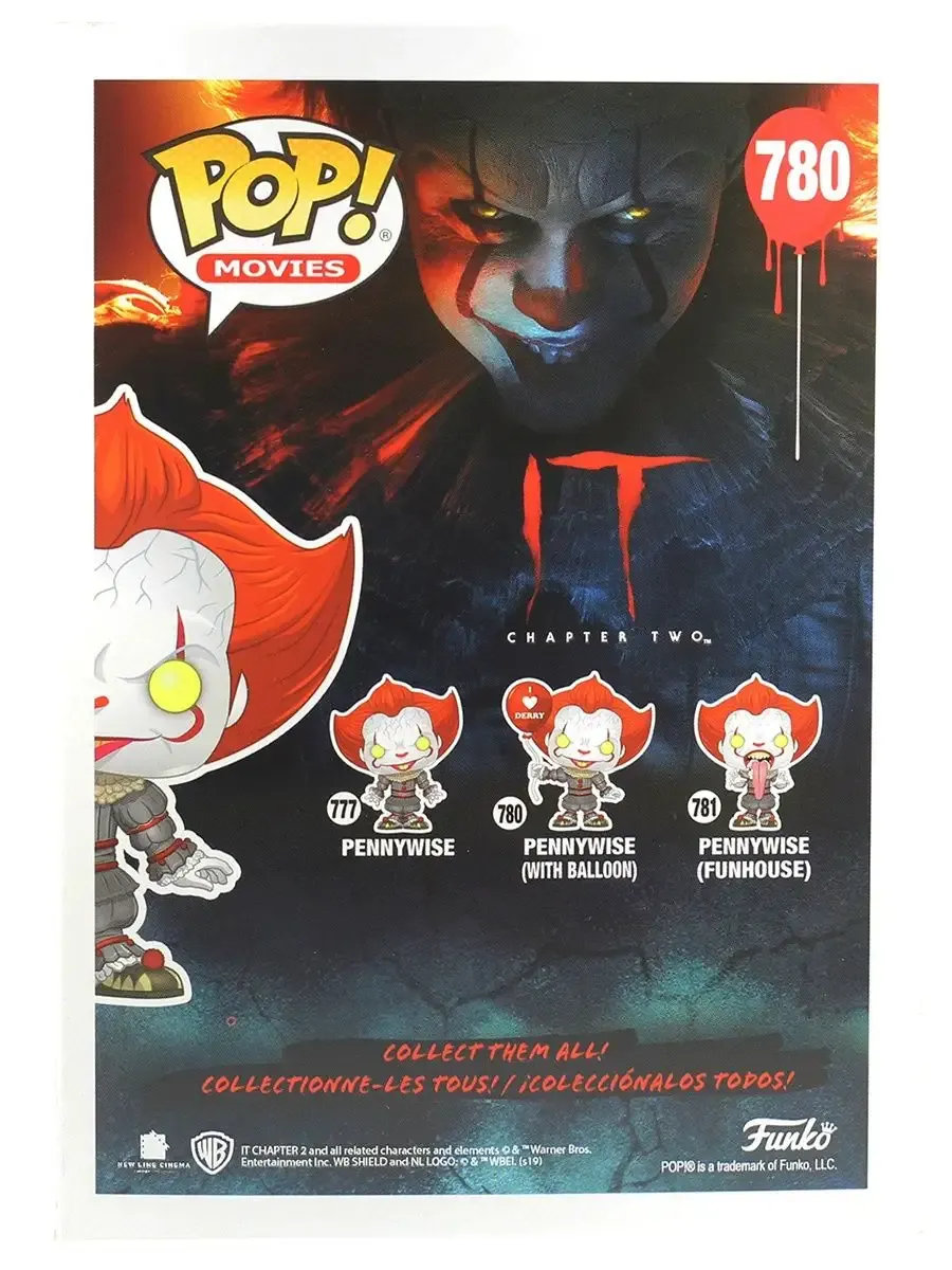 Фигурка Funko POP! Оно Chapter 2 Пеннивайз с шариком
