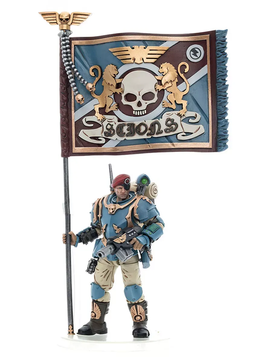 Фигурка Вархаммер 40K 55th Kappic Eagles Banner Bearer 1:18