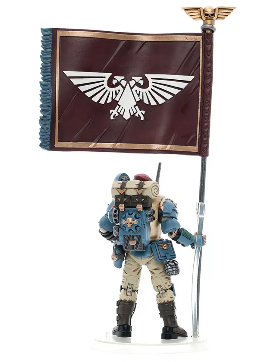 Фигурка Вархаммер 40K 55th Kappic Eagles Banner Bearer 1:18