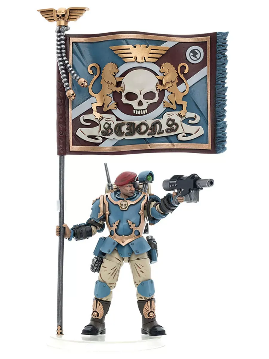 Фигурка Вархаммер 40K 55th Kappic Eagles Banner Bearer 1:18
