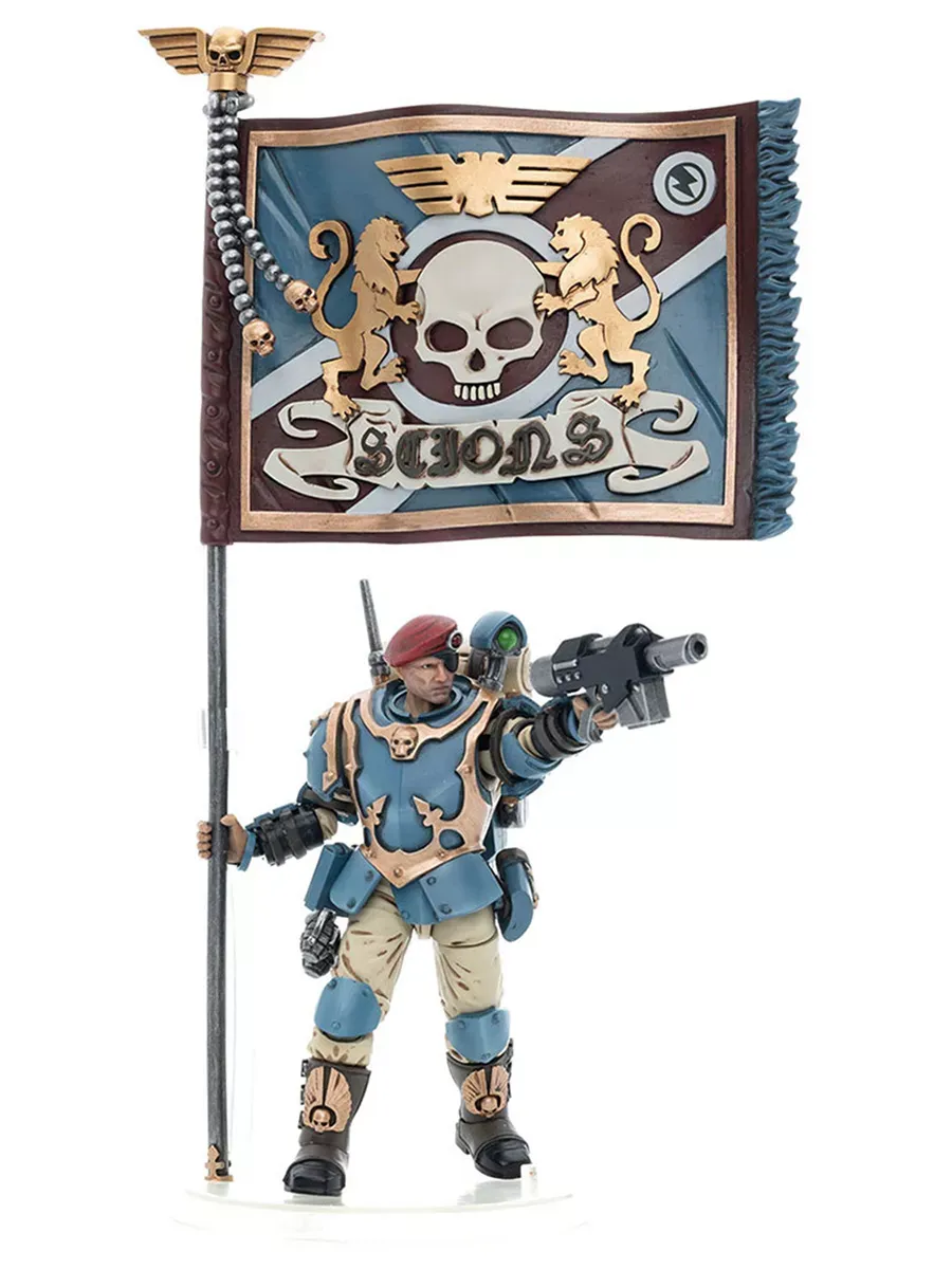Фигурка Вархаммер 40K 55th Kappic Eagles Banner Bearer 1:18