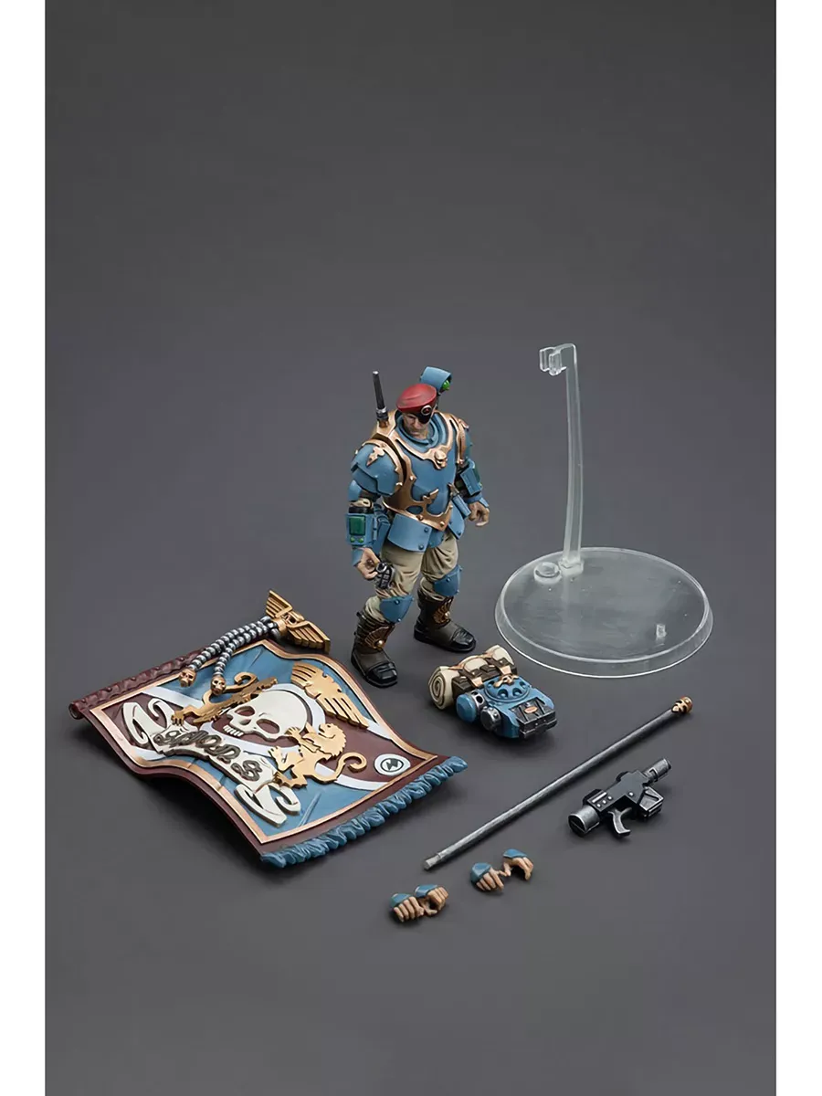 Фигурка Вархаммер 40K 55th Kappic Eagles Banner Bearer 1:18