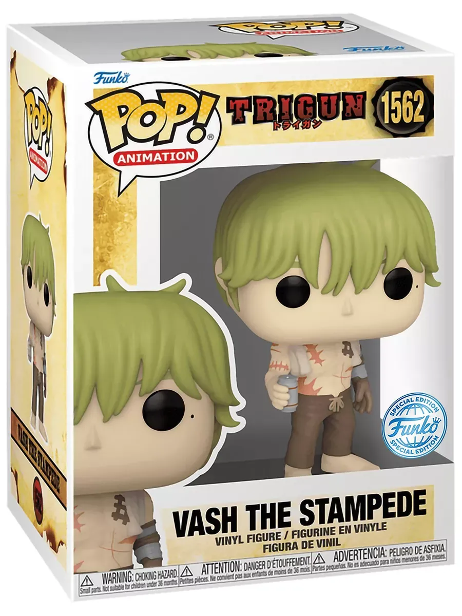 Фигурка Funko аниме Trigun Вэш Ураган без рубашки