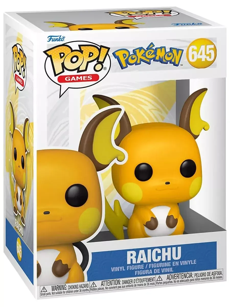 Фигурка Funko POP! Games Pokemon Покемон Райчу EMEA