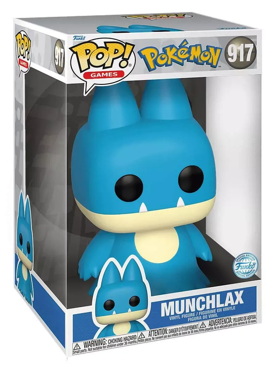 Фигурка Funko POP! Games Покемоны Манчлакс (EMEA) 10
