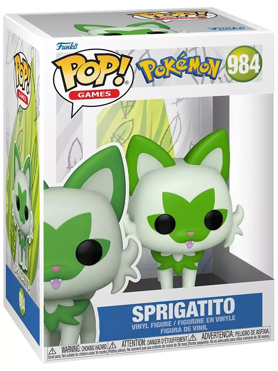 Фигурка Funko POP! Games Покемоны Спригатито (EMEA) (984)