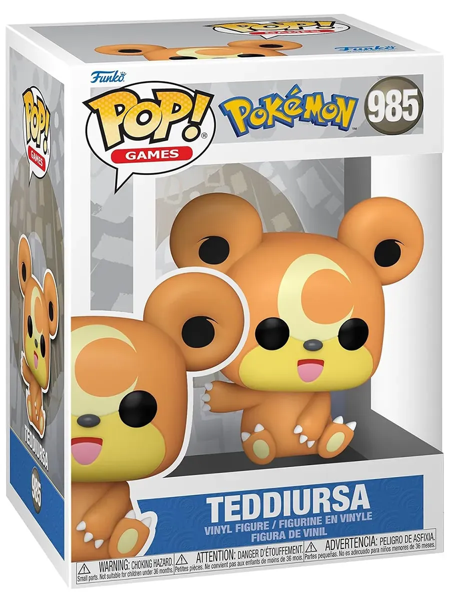 Фигурка Funko POP! Games Покемоны Теддиурса (EMEA) (985)