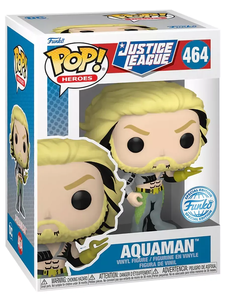 Фигурка Funko POP! Heroes Justice League Comic Аквамен (Exc)