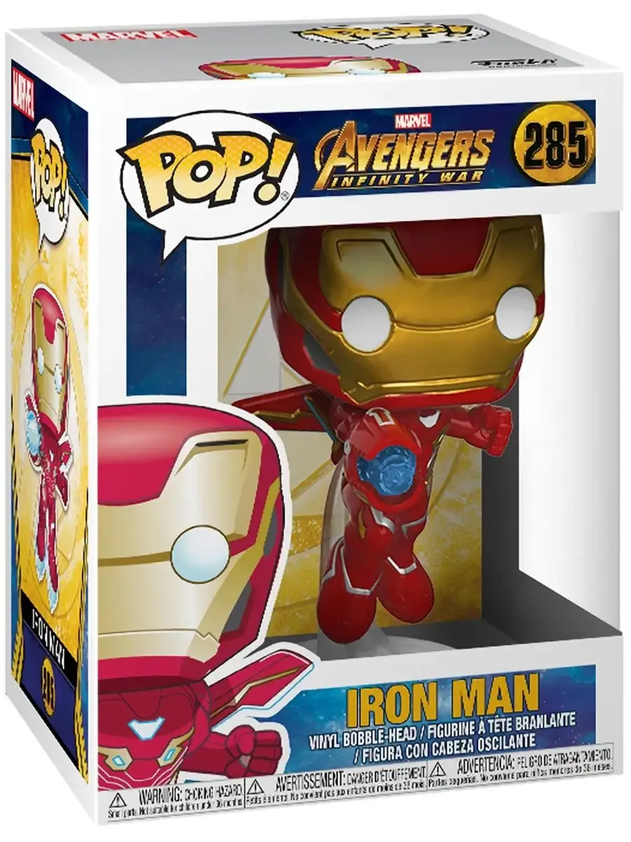 Фигурка Funko POP башкотряс Марвел Мстители Железный человек Фигурка Funko POP башкотряс Марвел Мстители Железный человек