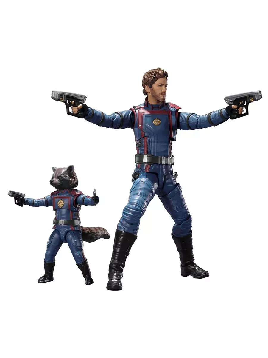 Фигурка S.H.Fig Стражи Галактики Звездный лорд и Ракета