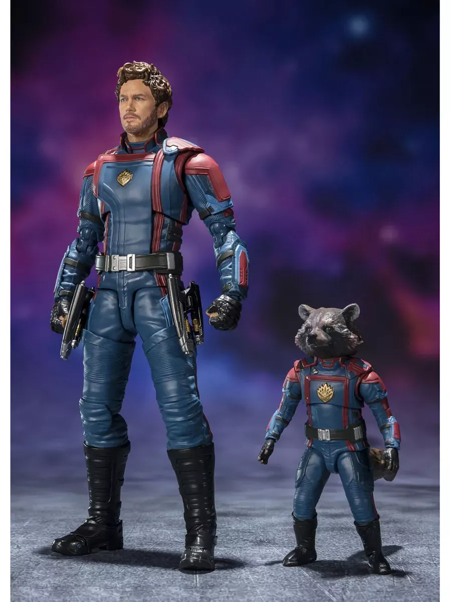 Фигурка S.H.Fig Стражи Галактики Звездный лорд и Ракета