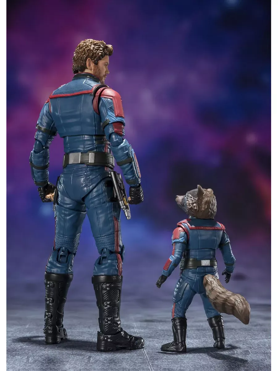 Фигурка S.H.Fig Стражи Галактики Звездный лорд и Ракета