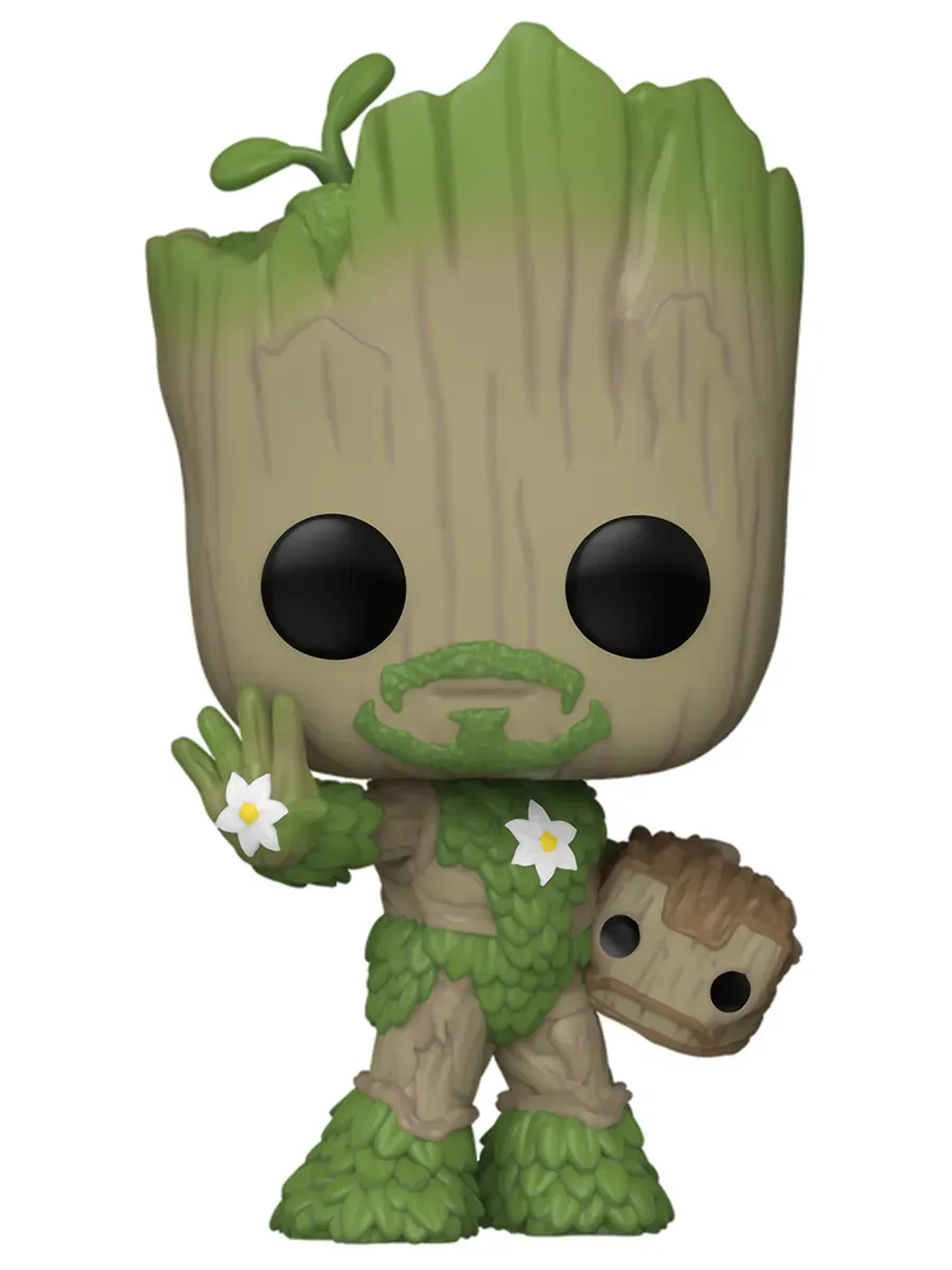 Фигурка Funko POP! башкотряс Марвел We Are Groot as Iron Man