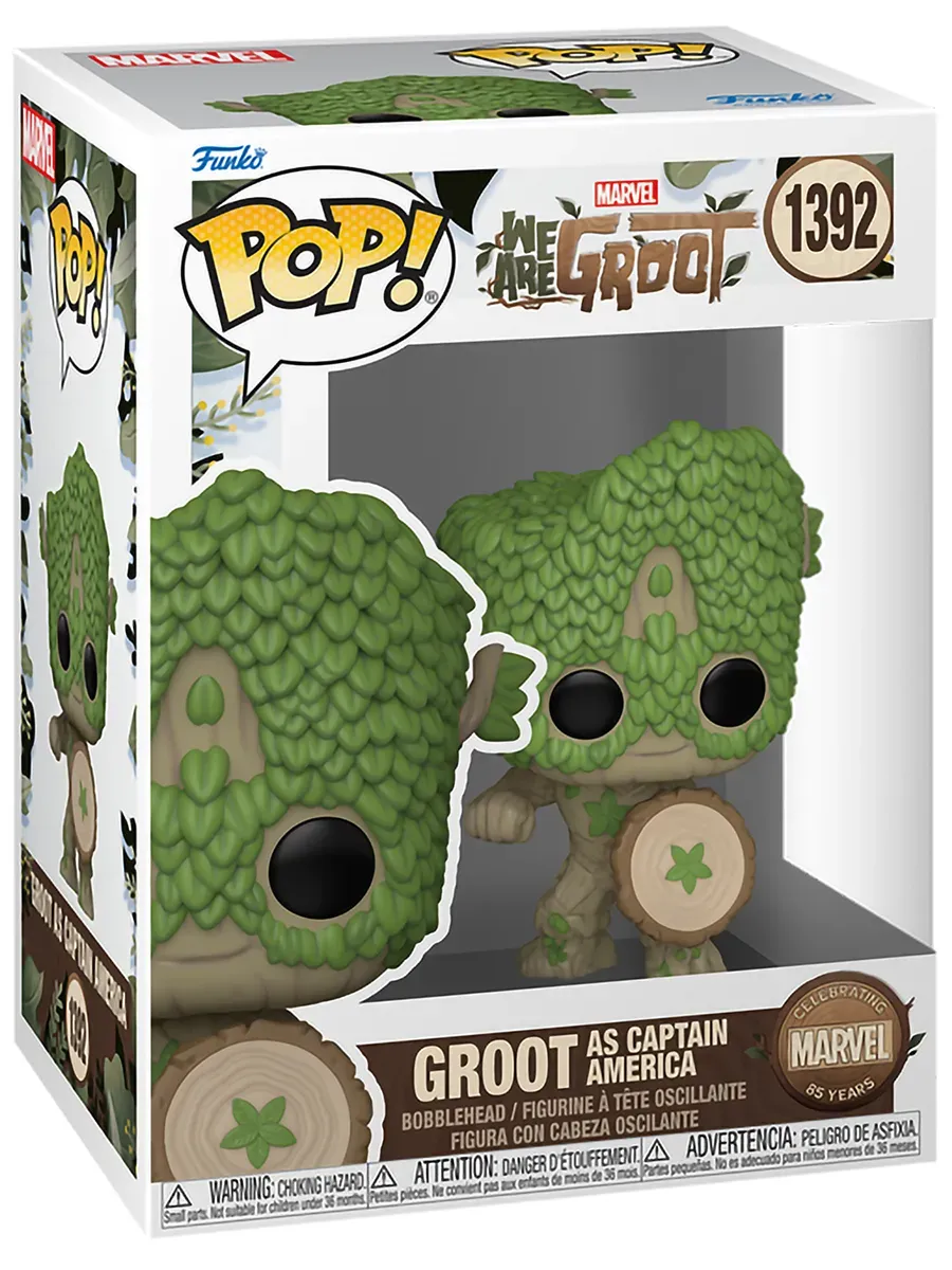 Фигурка Funko башкотряс Марвел We Are Groot as Capt America Фигурка Funko башкотряс Марвел We Are Groot as Capt America
